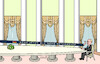 Cartoon: Merz Waffenwende (small) by Erl tagged politik,krieg,überfall,russland,ukraine,verteidigung,waffen,reichweite,merz,waffenwende,arm,putin,tisch,karikatur,erl