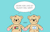 Cartoon: Nahost (small) by Erl tagged politik,krieg,nahost,hamas,israel,gaza,leidtragende,kinder,teddybär,karikatur,erl