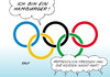 Cartoon: Olympia Hamburg (small) by Erl tagged olympia,berlin,hamburg,bewerbung,entscheidung,gegner,kosten,kommerz,umwelt,berliner,hamburger,essen,fressen,olympische,spiele,sommerspiele,ringe,karikatur,erl