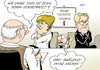 Cartoon: Paartherapie (small) by Erl tagged koalition,klausur,schloß,meseberg,union,fdp,probleme,paartherapie,verheiratet