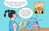 Cartoon: Partnergewalt (small) by Erl tagged politik,gesellschaft,gewalt,partner,partnerschat,transatlantisch,usa,trump,drohungen,beleidigungen,faustrecht,europa,stier,karikatur,erl