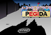 Cartoon: PEGIDA und Kirche (small) by Erl tagged pegida,protest,bewegung,rechtspopulismus,rechtsextremismus,demonstration,köln,dom,verdunkelung,kirche,stopp,karikatur,erl