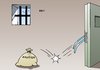 Cartoon: Pistorius (small) by Erl tagged pistorius,sport,sportler,behindert,beinamputiert,prothesen,mord,freundin,gefängnis,kaution,frei