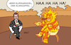 Cartoon: Reaktion (small) by Erl tagged politik,klima,klimawandel,erderwärmung,co2,klimagipfel,cop29,ergebnis,farce,karikatur,erl