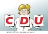 Cartoon: Rüttgers Rücktritt (small) by Erl tagged cdu,merkel,rüttgers,rücktritt,allein