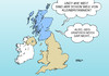 Cartoon: Schottland 2 (small) by Erl tagged schottland,referendum,abstimmung,unabhängigkeit,vereinigtes,königreich,großbritannien,spaltung,abspaltung,loslösung,politik,politisch,geografie,geographie,geografisch,geographisch