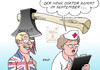 Cartoon: Spaltung Großbritannien (small) by Erl tagged brexit,großbritannien,austritt,eu,spaltung,verletzung,heilung,krankenhaus,krankenschwester,arzt,doktor,wartezeit,premierminister,cameron,rücktritt,nachfolge,karikatur,erl