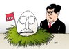 Cartoon: SPD Sarrazin (small) by Erl tagged spd,sarrazin,buch,islam,islamfeindlichkeit,vorurteil,ausschlussverfahren,komprimiss,faul,nest,ei,gabriel