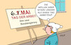 Cartoon: Tag der Arbeit (small) by Erl tagged politik,bundesregierung,koaltion,cdu,csu,spd,kanzlerwahl,merz,mai,tag,der,arbeit,michel,karikatur,erl