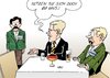 Cartoon: Union und Islam (small) by Erl tagged cdu,csu,islam,bundespräsident,wulff,integration,ausgrenzung,angst,ablehnung