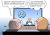 Cartoon: VW 1 (small) by Erl tagged vw,volkswagen,abgasskandal,manipulation,abgastest,software,klagen,schadensersatz,forderungen,bilanz,jahresbilanz,unsicherheit,aufschub,verschieben,betrug,auto,autobauer,automobilindustrie,karikatur,erl