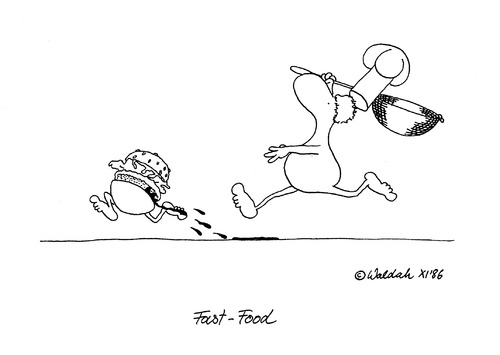 Cartoon: Fast food (medium) by waldah tagged fast,food,hamburger