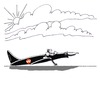Cartoon: Pilot (small) by waldah tagged pilot,zeichnen,zeichner