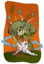 Cartoon: Promo Piece (small) by John Bent tagged tree nature fall spring