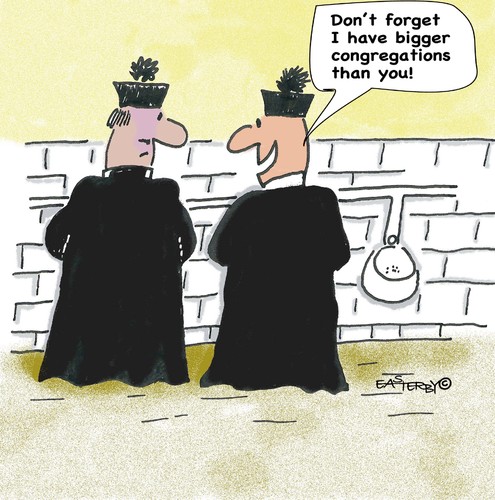 Cartoon: Congratulations Congregations (medium) by EASTERBY tagged catholic,church,priests,toilets