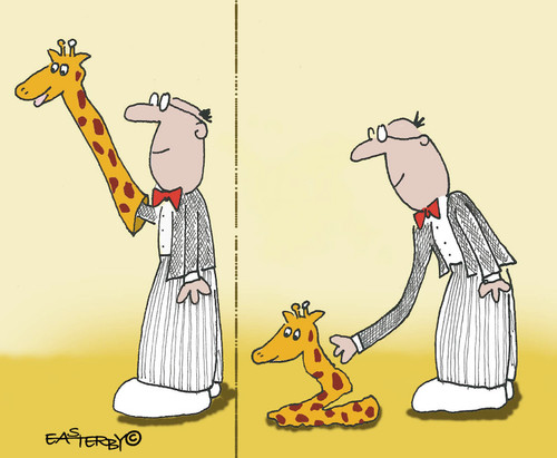 Cartoon: Glove Puppet Giraffe (medium) by EASTERBY tagged glove,puppets,toys,giraffe,arm,tier,tiere,puppe,theater,spielzeug