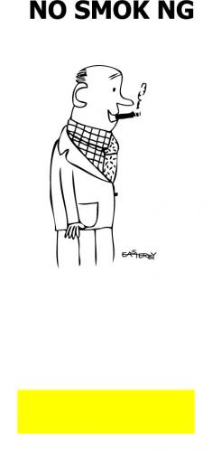 Cartoon: No smok ng (medium) by EASTERBY tagged smoking