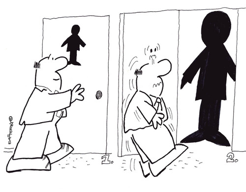 Cartoon: Toilet Door (medium) by EASTERBY tagged gents,toiletdoor