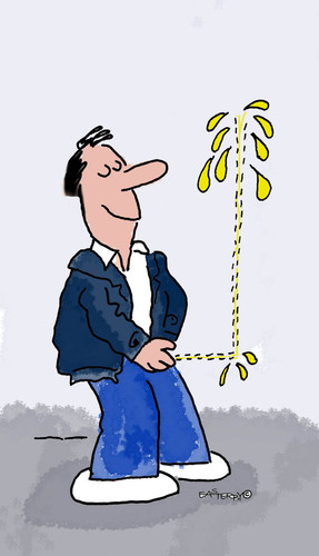 Cartoon: Wee wee deed! (medium) by EASTERBY tagged man,wee,mann,männer,urinieren,urin,pinkeln