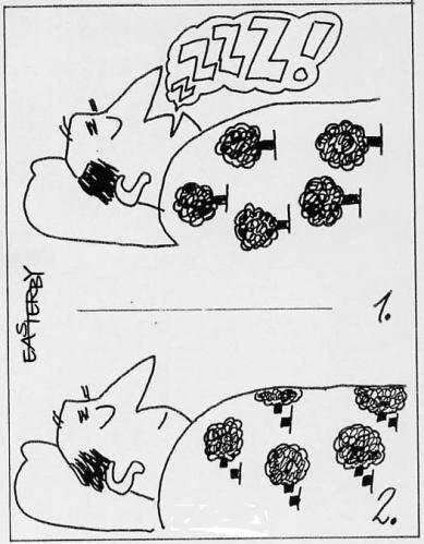 Cartoon: ZZZ TREES (medium) by EASTERBY tagged sleep,snoring