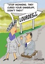 Cartoon: Always hoping (small) by EASTERBY tagged lourde miracle healing