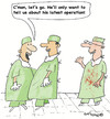 Cartoon: Cutting remarks! (small) by EASTERBY tagged doctrs surgeons operations