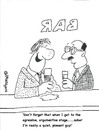 Cartoon: NICE GUY (small) by EASTERBY tagged alcohol,agressivness
