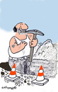 Cartoon: Road Signs 11 (small) by EASTERBY tagged road,works,signs