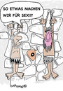 Cartoon: wall in the hole sex (small) by EASTERBY tagged prison,torture