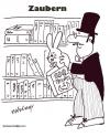 Cartoon: Zauberei (small) by EASTERBY tagged magicbooks libraries conjuroringbooks bookshops magictricks