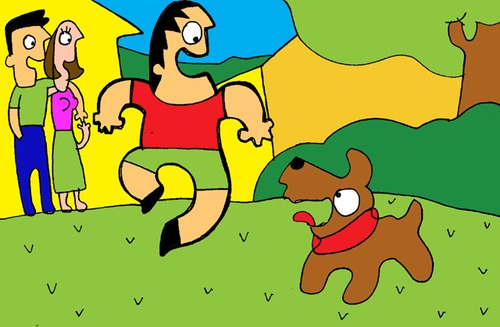 Cartoon: Practice spanish on this Comic (medium) by Munguia tagged comic,historieta,perros,mascotas,puppy,mills,criaderos,dogs,costa,rica,guau,bienestar,animal,munguia,cachorros,petshop,pet