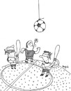 Cartoon: football pinata (small) by Munguia tagged futball,soccer,world,cup,munguia,pinata,ball,sports