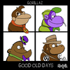 Cartoon: Gorillaz. Good old days (small) by Munguia tagged damon days gorillaz donkey kong the great grape ape magila gorilla tracy other ghost busters