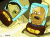 Cartoon: His and Hers (small) by Munguia tagged theodore,gericault,severed,heads,gross,futurama,couple