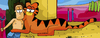 Cartoon: Jon and Garfield (small) by Munguia tagged fernand,khnopff,the,caress,symbolism,garfield,jim,davis,jon,arbuckle,comic,strip