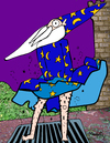 Cartoon: Merlin Monroe (small) by Munguia tagged munguia,calcamunguia,arte,costa,rica,merlin,marilyn,monroe,marilin,magic,magician