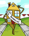 Cartoon: Model House (small) by Munguia tagged house,model,miss,residential