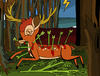 Cartoon: Oh Deer! (small) by Munguia tagged wounded deer venado herido venadito frida kahlo bambi parody no hunting stop killing