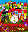 Cartoon: Peppers (small) by Munguia tagged beatles sgt pepper lonely hearts club band cover album parodies parody chili