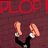 Cartoon: Plop! (small) by Munguia tagged condorito,plop,kendrick,lamar,damn,album,cover,parodies,parody,spoof,version,fun,funny,rap,hip,hop