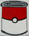 Cartoon: Pokecan (small) by Munguia tagged pokeball,pokemon,andy,warhol,campbells,tomato,soup,can,famous,paintings,parodies,spoof,cartoon,version