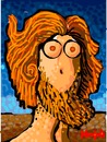 Cartoon: The bearded lady (small) by Munguia tagged rape,rene,magritte,naked,nude,head,woman,famous,paintings,parodies