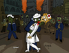 Cartoon: Zombie Kiss (small) by Munguia tagged alfred,eisenstaedt,sailor,and,nurse,kiss,time,square,day,parody