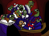 Cartoon: Zombie Lesson With Dr Food (small) by Munguia tagged anatomy,lesson,with,dr,tulp,class,medical,rembrandt,zombie,horror,paintings,parodies,famous,munguia