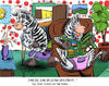 Cartoon: Zebra on the road (small) by Martin Hron tagged zebra