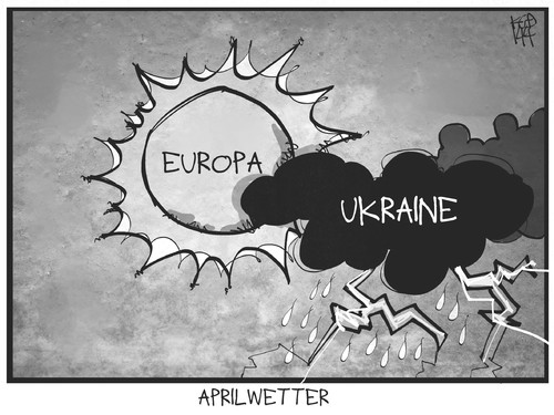 Aprilwetter in Europa