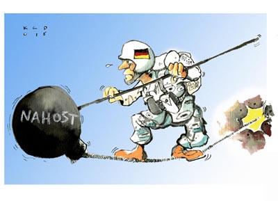 Cartoon: Drahtseilakt (medium) by Kostas Koufogiorgos tagged afghanistan,bundeswehr,nahost,isaf,afghanistan,bundeswehr,soldat,nahost,isaf,drahtseilakt,seiltanz,gefahr,lunte,anzünden,zeitbombe,bombe,terror,terrorismus,außenpolitik,weltpolizei,deutschland,kampfeinsatz,zukunft,al kaida,al qaida,kaida,qaida,al