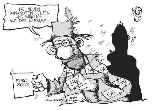Cartoon: Eurozone (medium) by Kostas Koufogiorgos tagged karikatur,banknote,euro,eurozone,koufogiorgos,europa,krise,schulden,armut,bettler,eurozone,euro,banknote,bettler,armut,schulden,krise,europa,koufogiorgos,karikatur