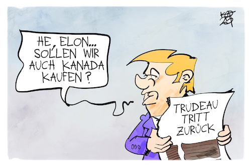 Cartoon: Kanada (medium) by Kostas Koufogiorgos tagged karikatur,koufogiorgos,kanada,usa,trump,trudeau,musk,kaufen,karikatur,koufogiorgos,kanada,usa,trump,trudeau,musk,kaufen