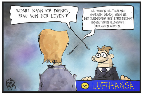 Lufthansa und Bundeswehr